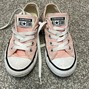 Converse Pink Canvas Sneakers Low-Top Classic